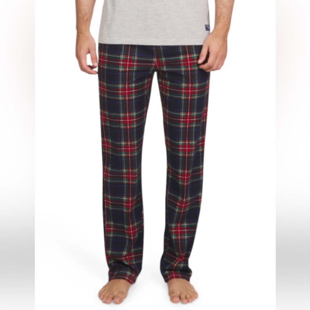 CHAPS MENS SILKY FLEECE PAJAMA BOTTOM